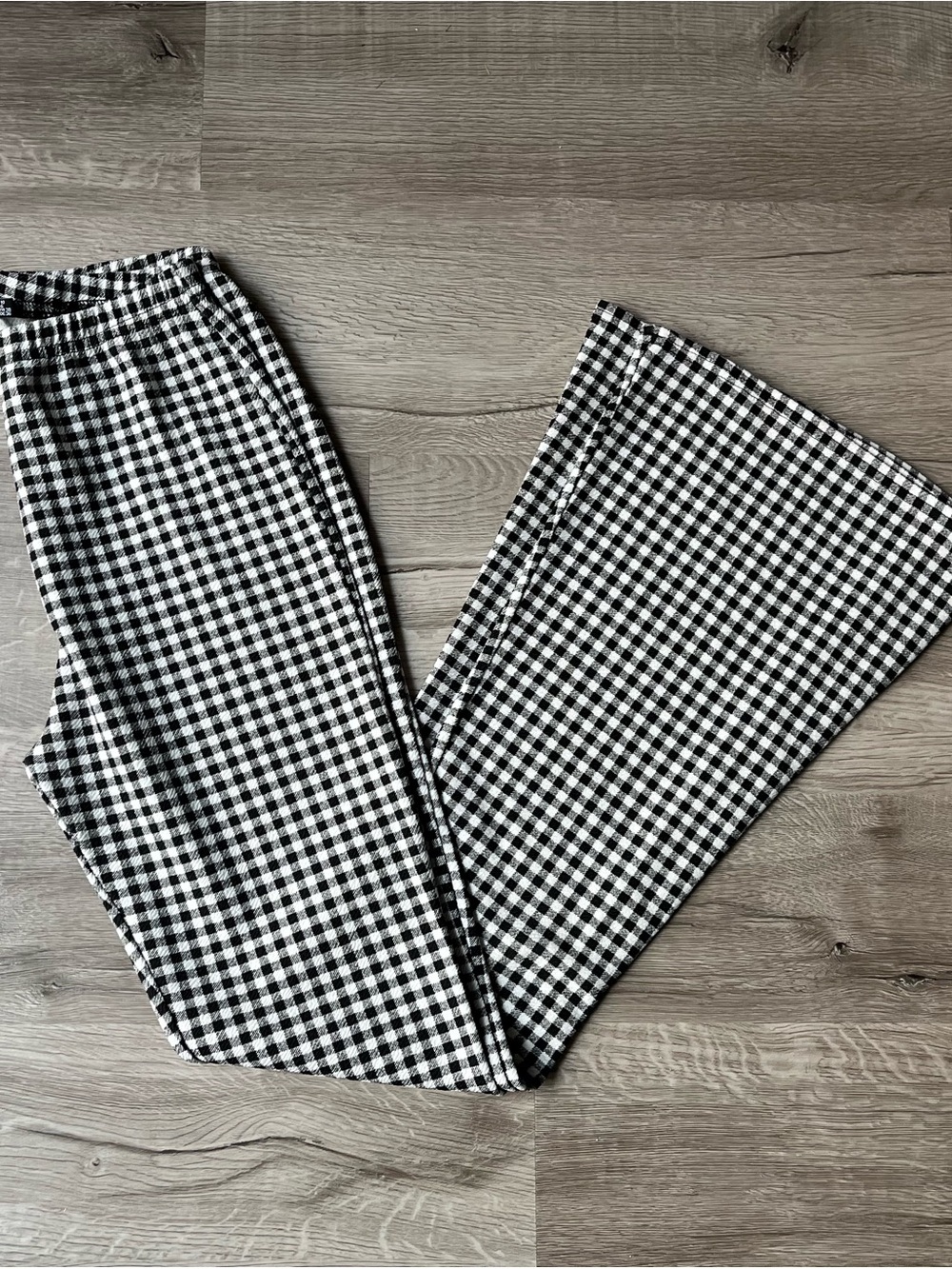 Black & White Gingham Pants